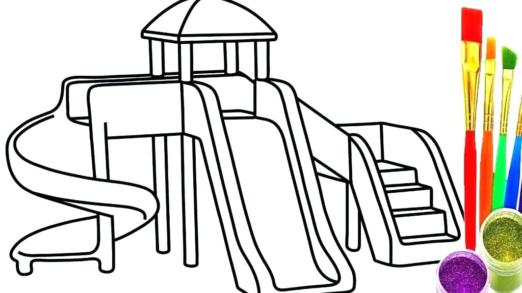 1024x576 Free Printable Playground Coloring Worksheets Free Printable
