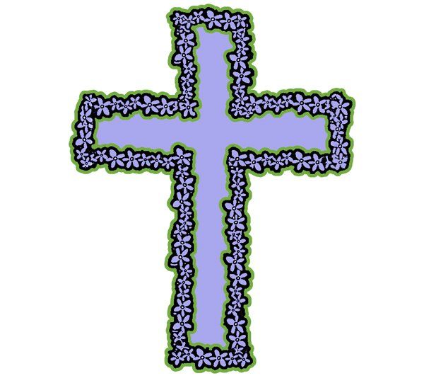 600x541 Pretty Lavender Easter Cross Gotta Love Spring