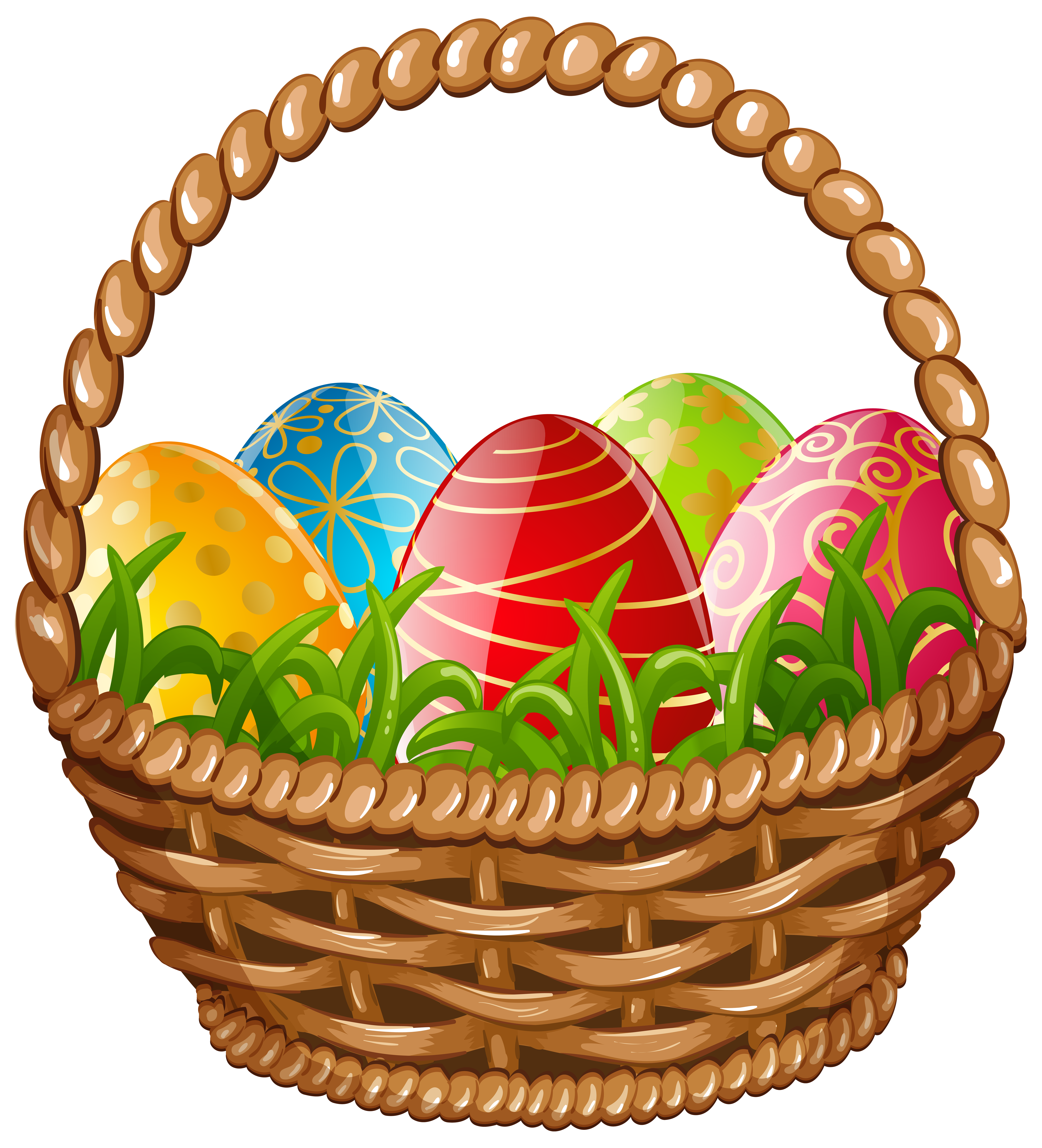 6351x7000 Easter Egg Basket Png Clip Art Imageu200b Gallery Yopriceville