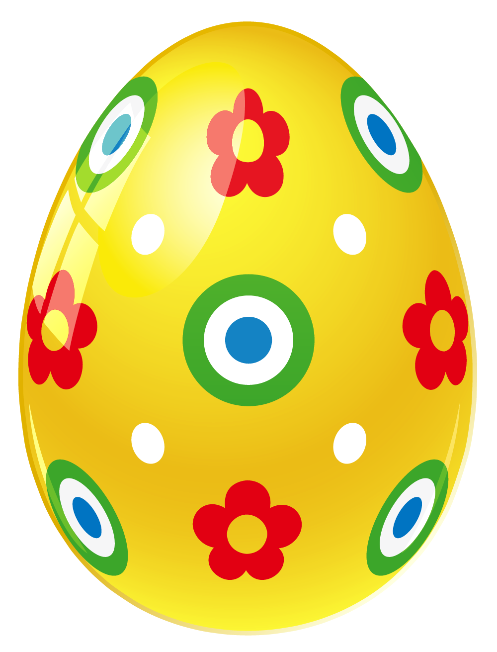 1000x1311 Yellow Easter Egg With Flowers Png Pictureu200b Gallery Yopriceville