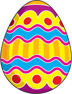240x310 Clipart Pictures Of Easter Eggs