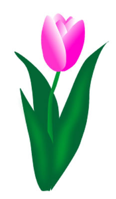 233x400 Free Clip Art Easter Flowers