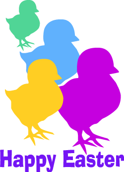 250x346 Easter Chicks Clip Art, Colorful Peeps