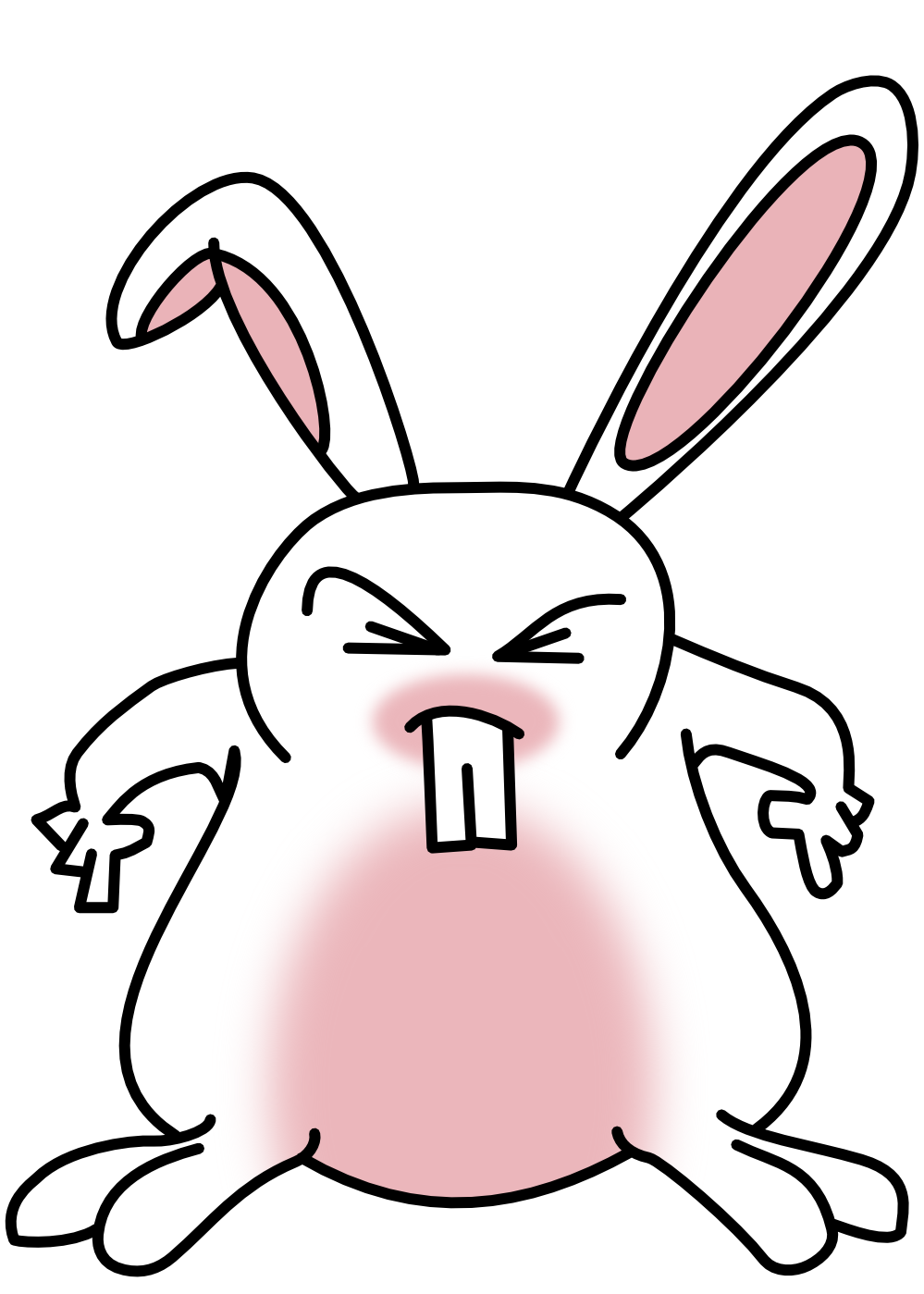 999x1399 Cute Bunny Rabbit Clip Art