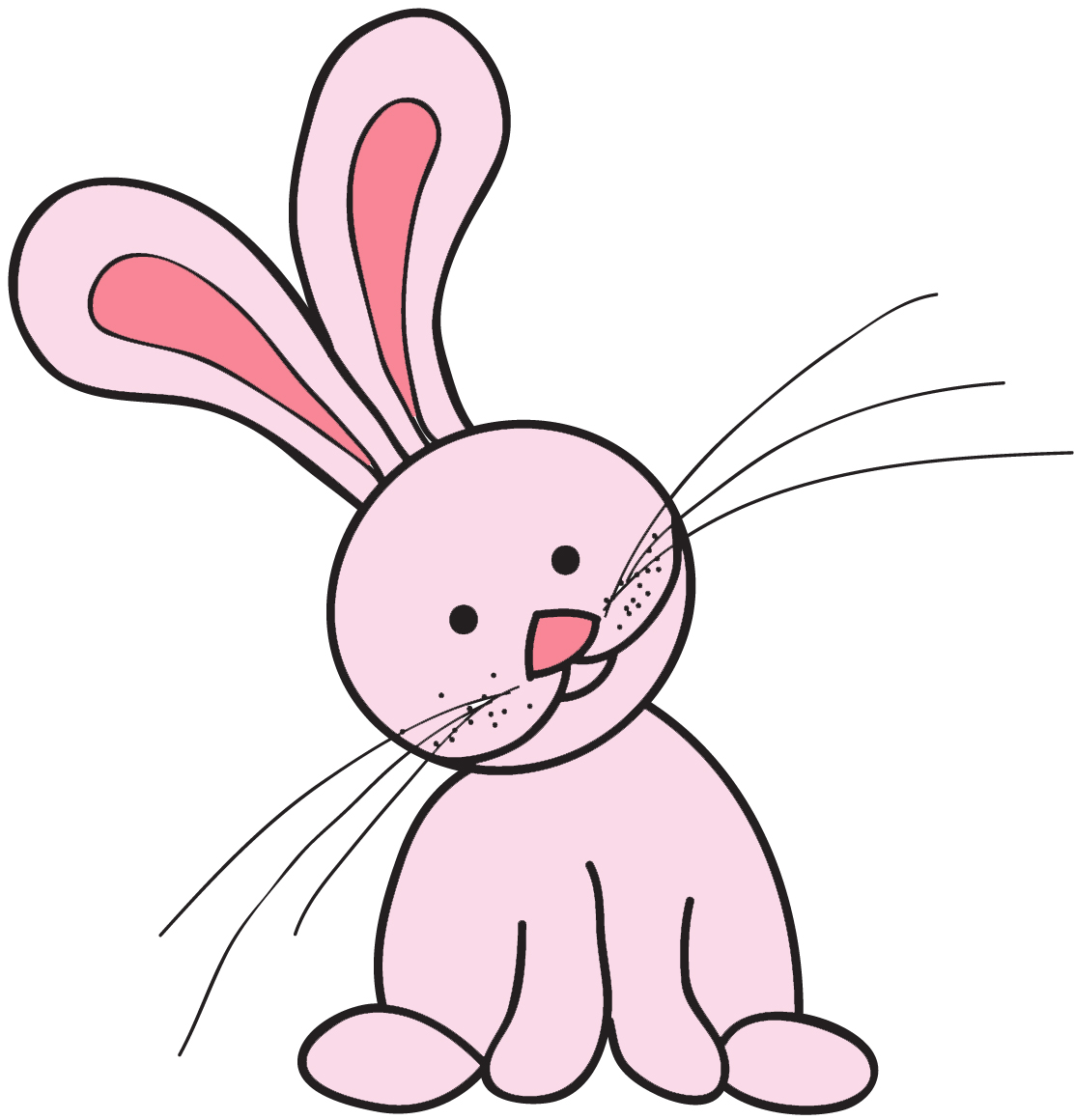 1112x1160 Rabbit Clipart Animated 3831904