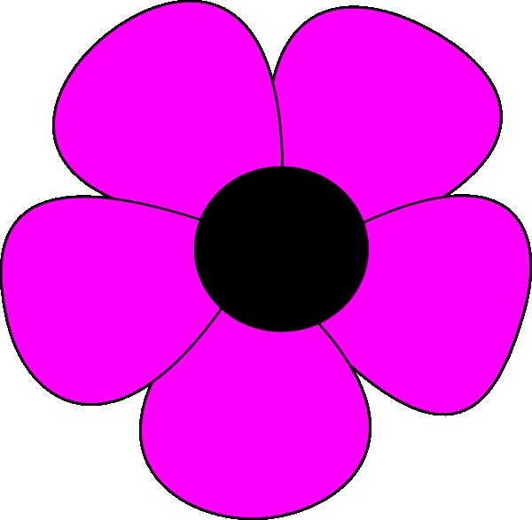 600x587 Flower Clipart Easy Simple Flower Clip Art At Clker Vector Clip