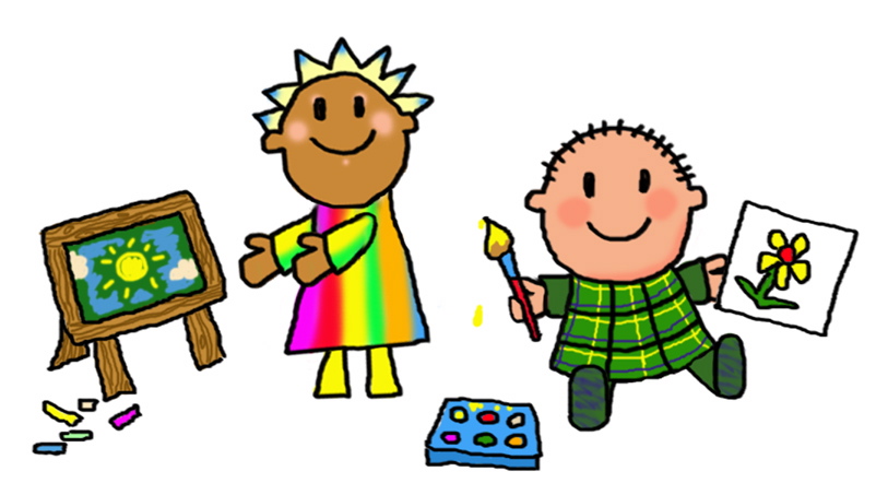 802x442 Children Painting Clipart Children Painting Pictures Free Download