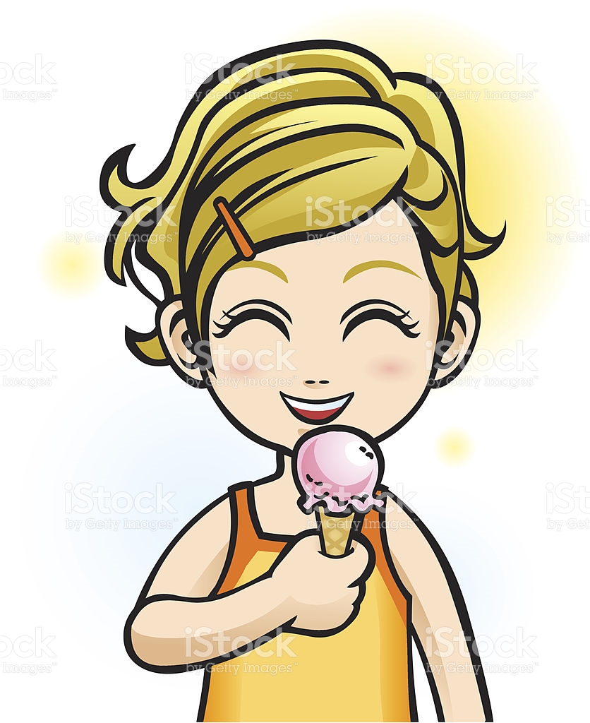 836x1024 Girl Eating Ice Cream Clipart Clip Art Image