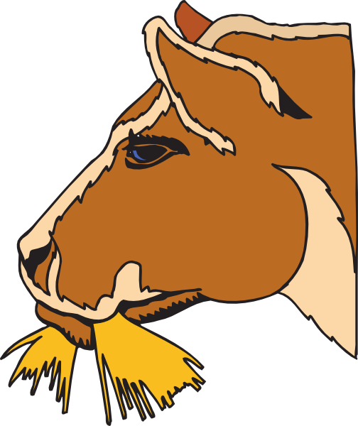 504x600 Pretty Design Hay Clipart Cow Eating Clip Art At Clker Com Vector