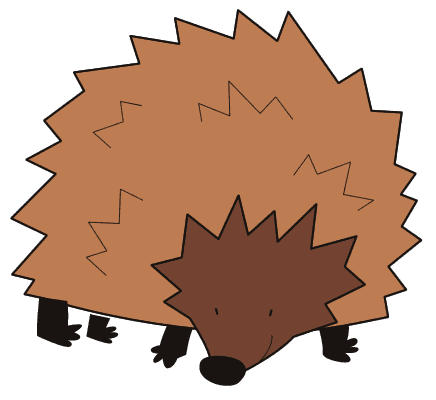 436x400 Hedgehog Clip Art