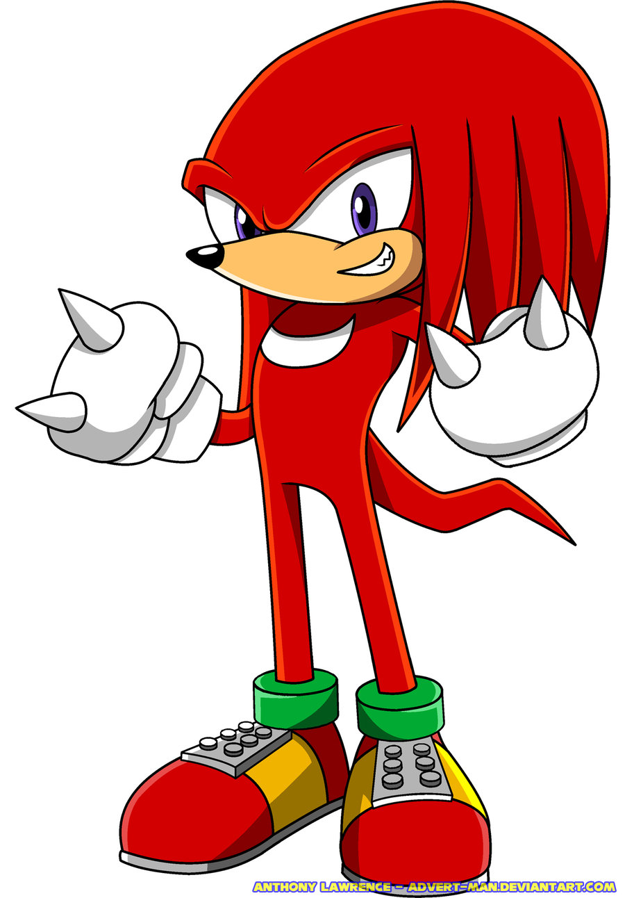 900x1292 Knuckles The Echidna Clipart