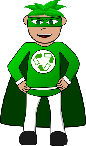 296x500 Ecology Superhero Public Domain Vectors