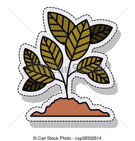 450x470 Tree Plant Ecology Isolated Cion Vector Illustration Design Vector