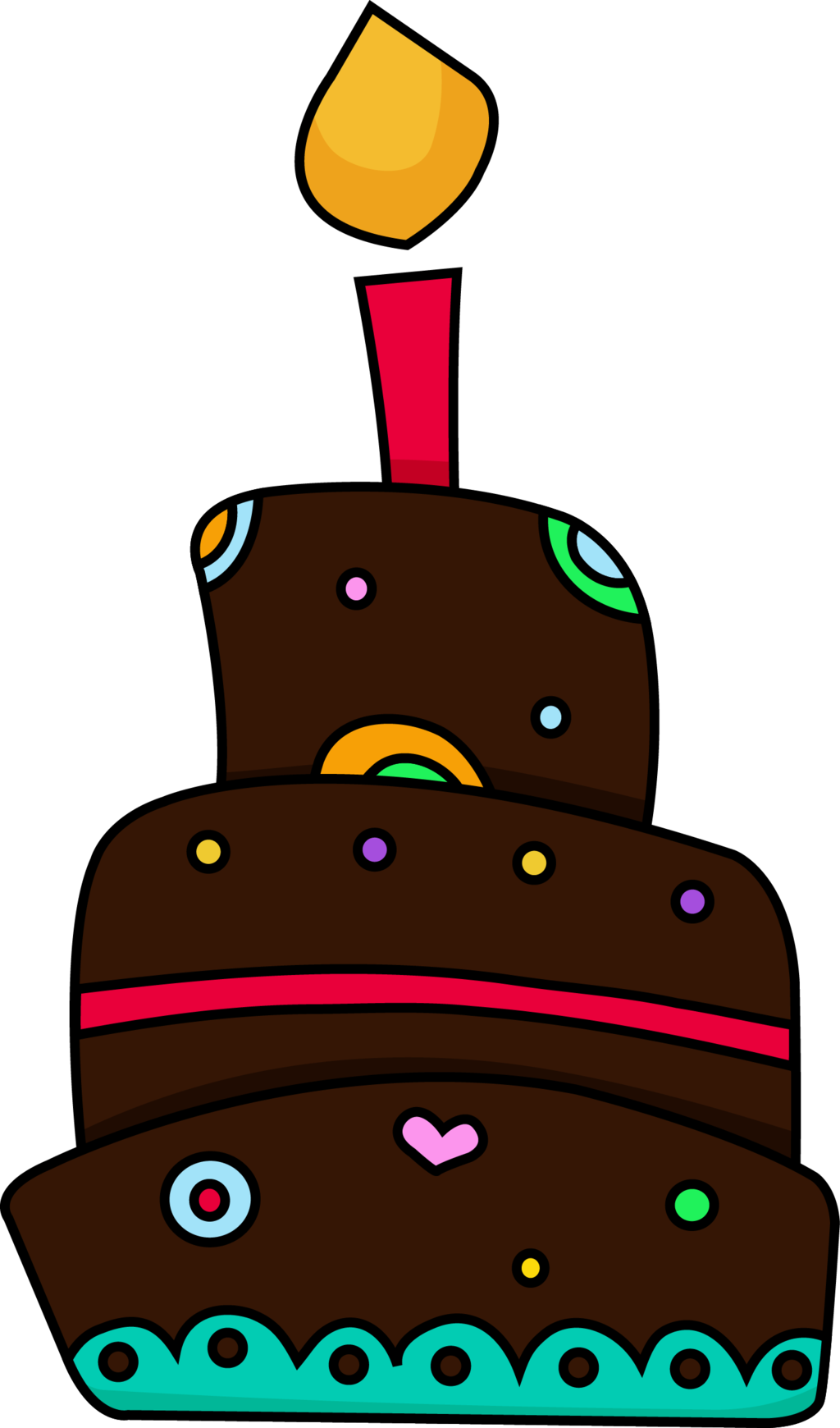 1024x1740 Image Of Birthday Cake Clipart