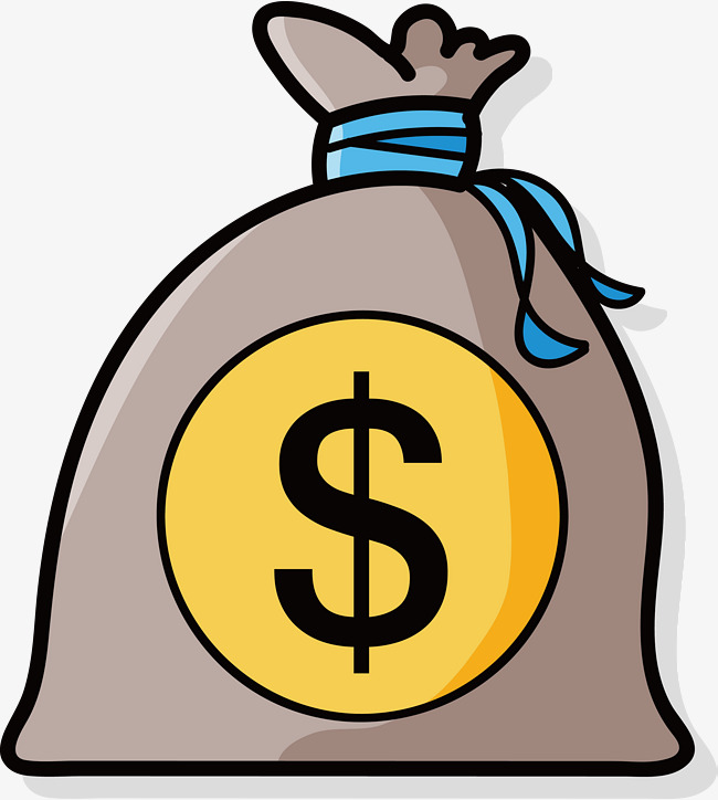 650x724 Cartoon Money Bag Vector, Economics, Economic Performance, Gold