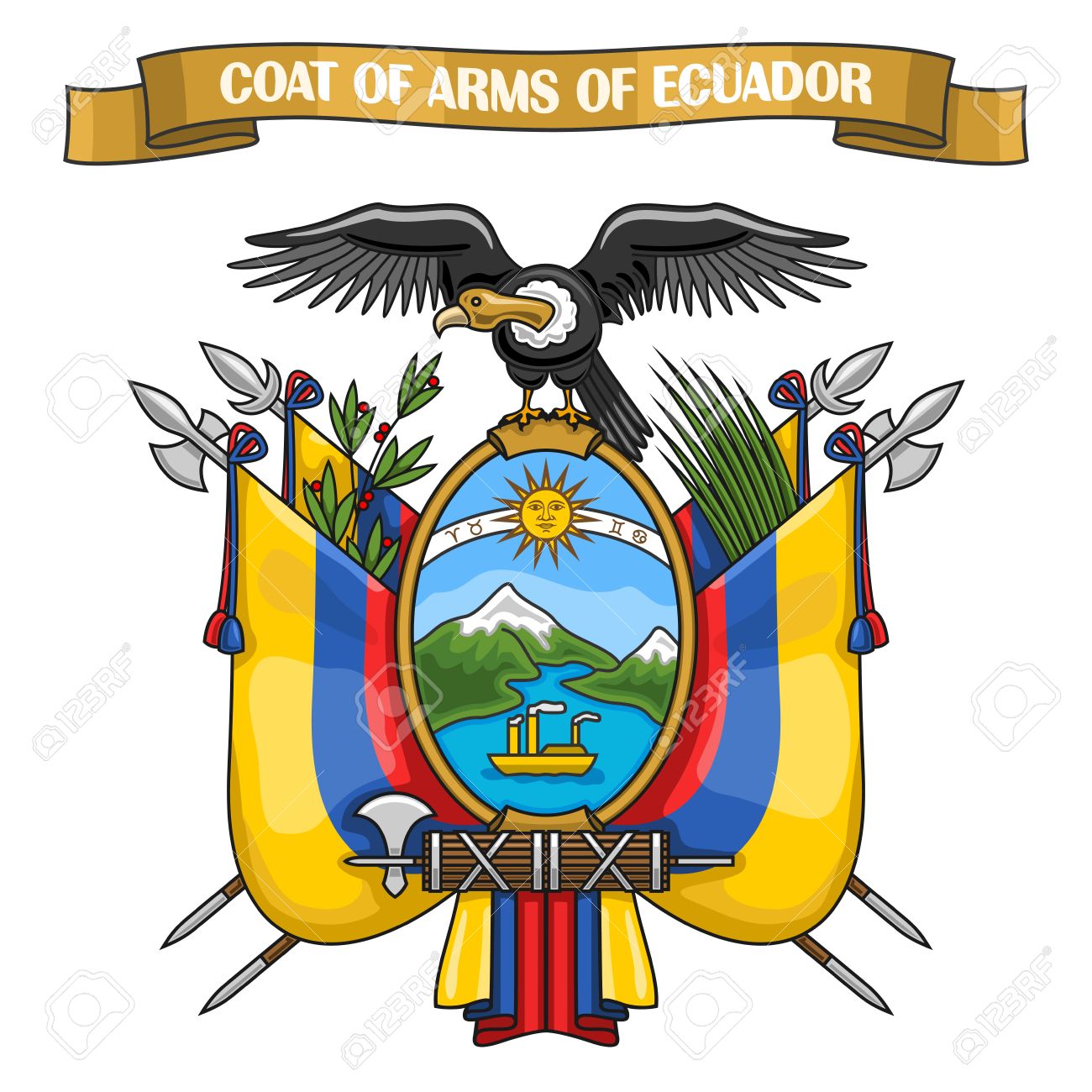 1300x1300 Flags Clipart Ecuadorian