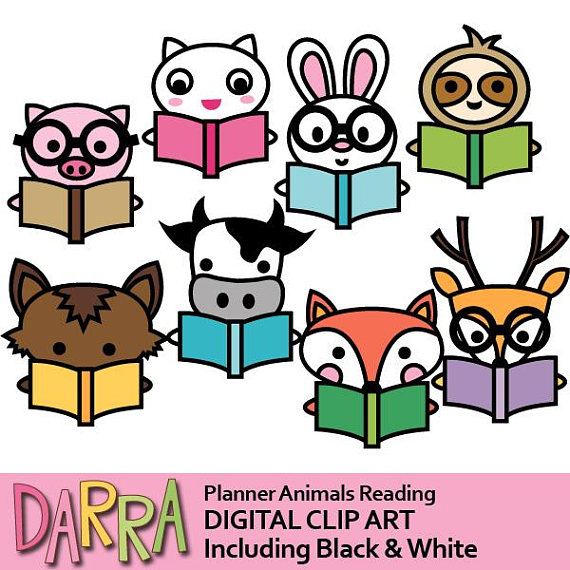 570x570 Clipart Commercial Use Animals Reading Book Clip Art Pig