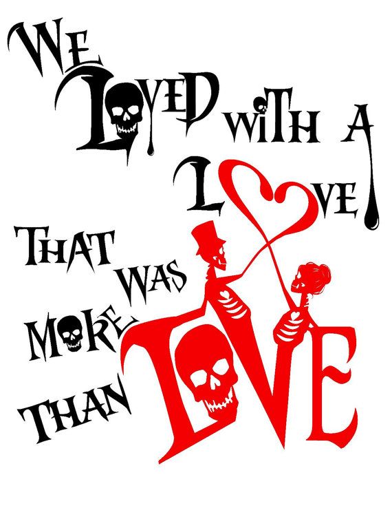 570x738 Edgar Allan Poe More Than Love Heart Skull Skeleton Svg By Niwid