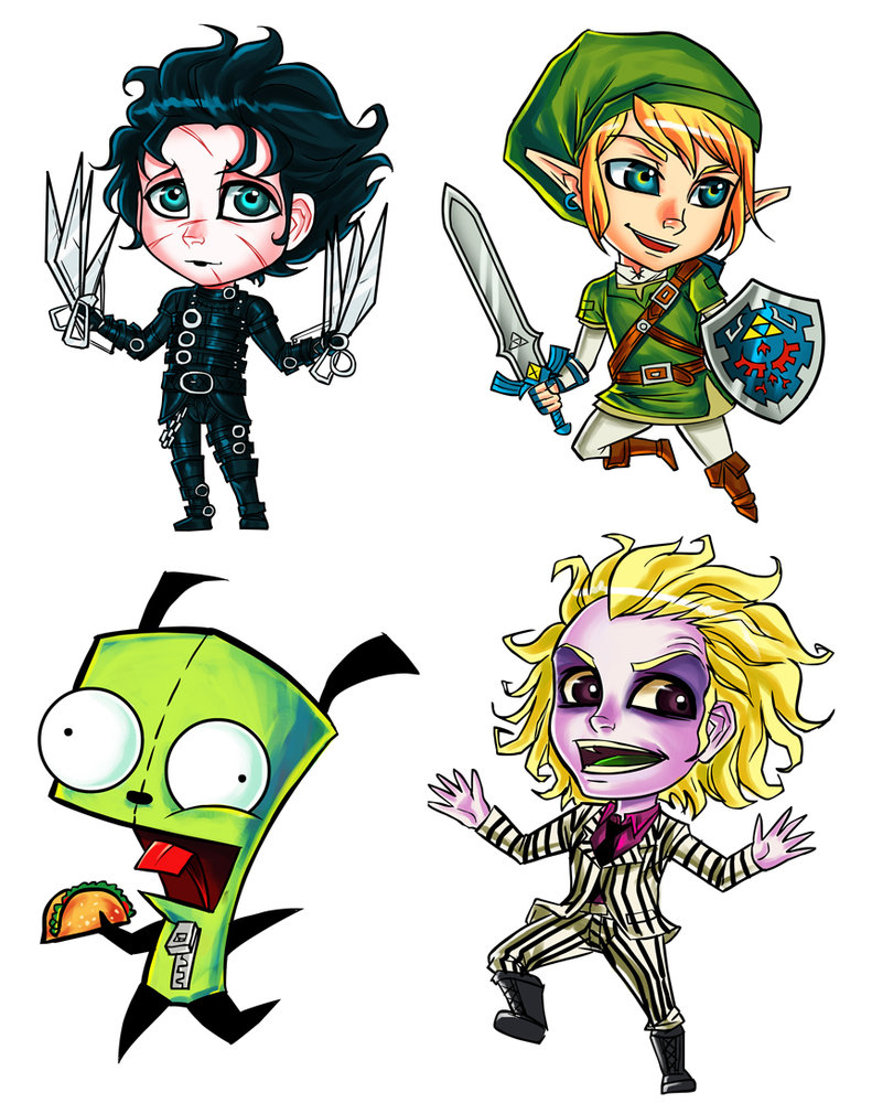 791x1010 Chibi Set 1 By Dreamwatcher7