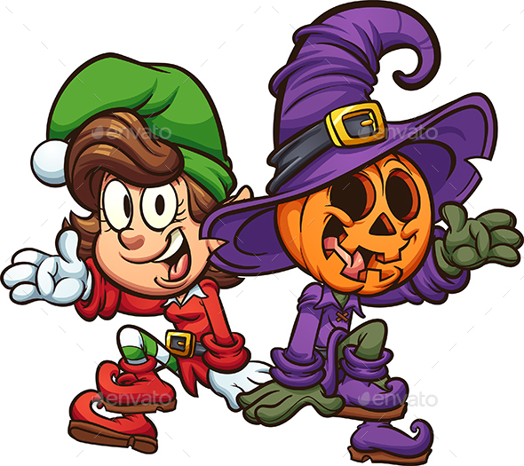 590x525 Halloween Characters Free Download Clip Art
