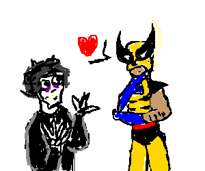 300x250 Wolverine Vs. Edward Scissorhands.
