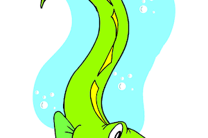 300x200 Eel Clipart Baby