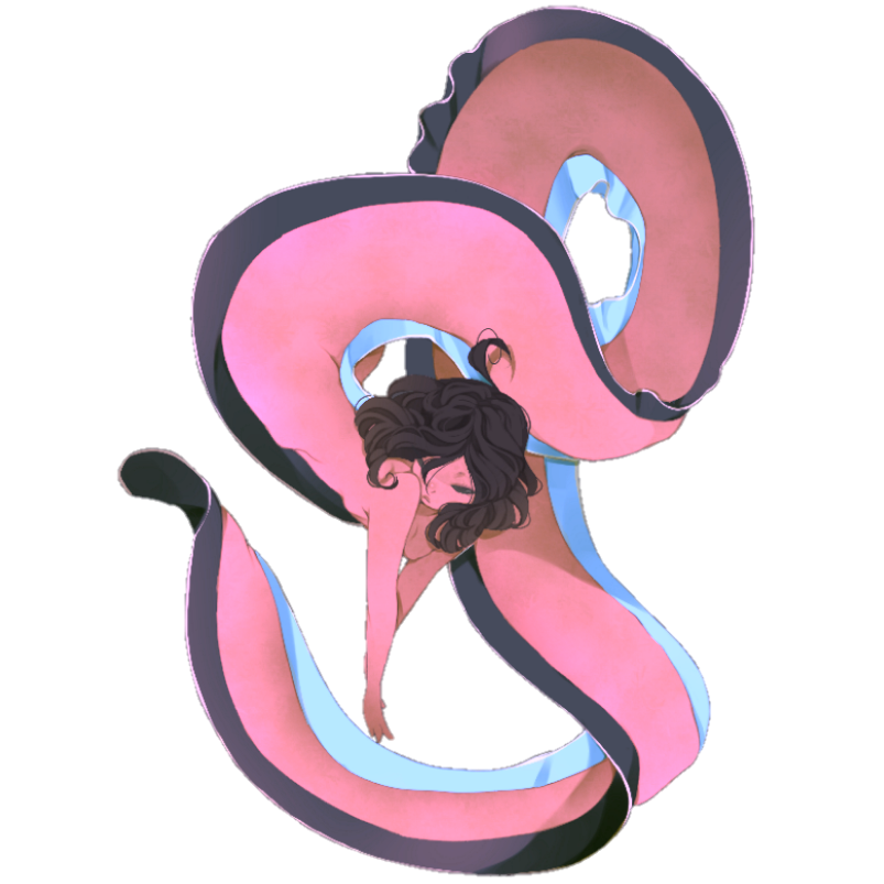 803x803 Eel Mermaid By Rosemoji
