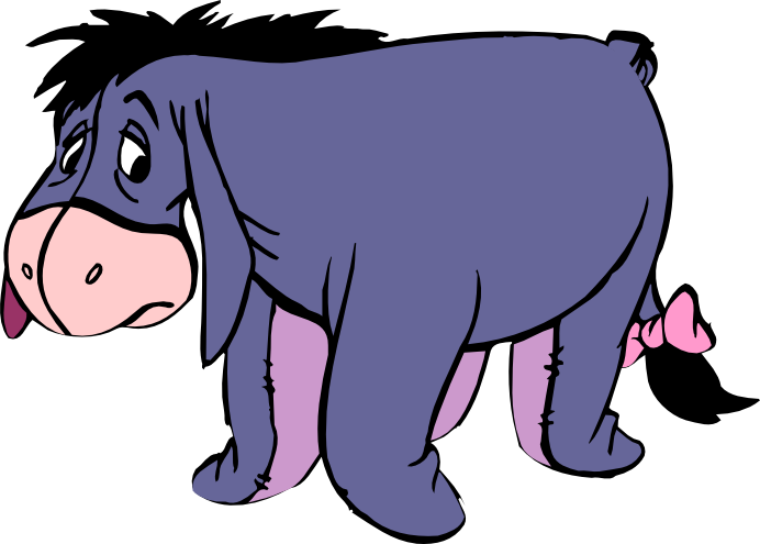 692x495 Eeyore Png Clipart Png Mart