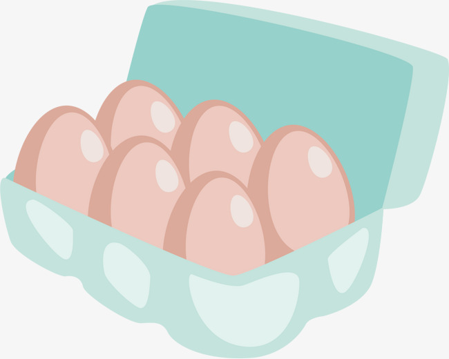 650x520 Vector Hand Painted Egg Cartons, Vector, Hand Painted, Egg Box Png