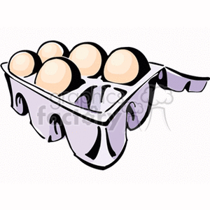 300x300 Egg Carton Clipart