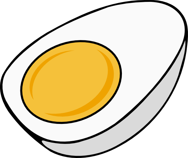 600x505 Half Egg Clip Art