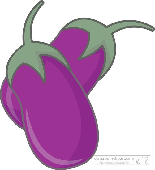 501x550 Vegetables Two Eggplant Clipart 7254 Classroom Clipart