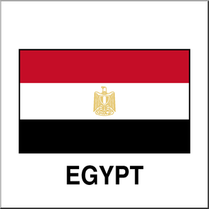 304x304 Clip Art Flags Egypt Color I Abcteach