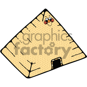 300x300 Royalty Free Egyptian Pyramid 002 C 405035 Vector Clip Art Image