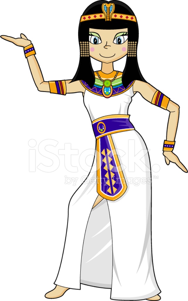641x1024 Cleopatra Egyptian Queen Dancing Stock Vector