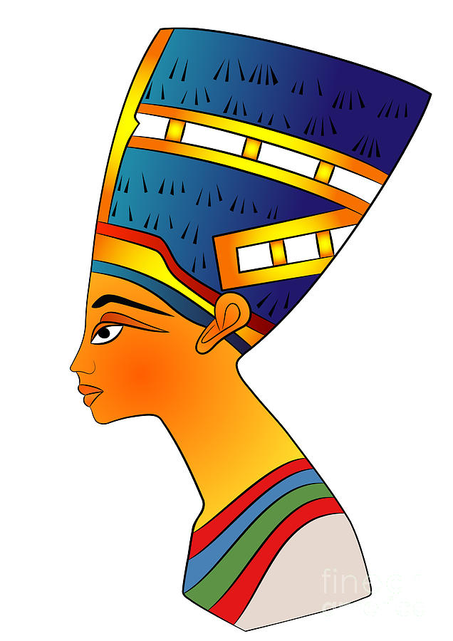 636x900 Queen Of Ancient Egypt Digital Art By Michal Boubin