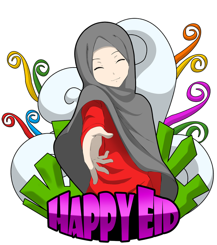 700x787 Happy Eid By Crowmaru