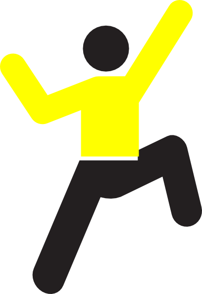 408x595 Yellow Climb Clip Art