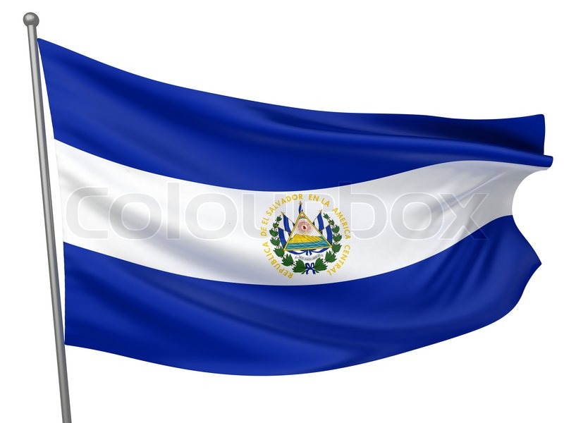 800x600 El Salvador National Flag Stock Photo Colourbox