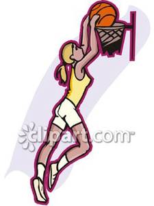 225x300 Clip Art Person Dunking Clipart