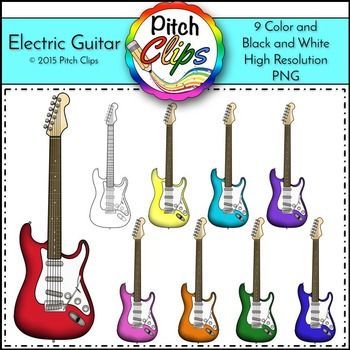 350x350 Electric Guitar Clipart (Clip Art)