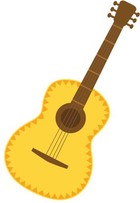 286x415 Collection Of Mexican Guitar Clipart High Quality, Free