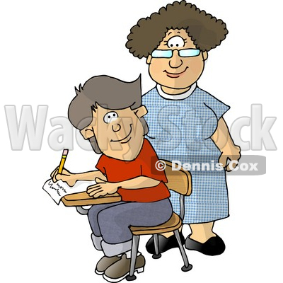 400x400 Elementary School Teacher Clipart