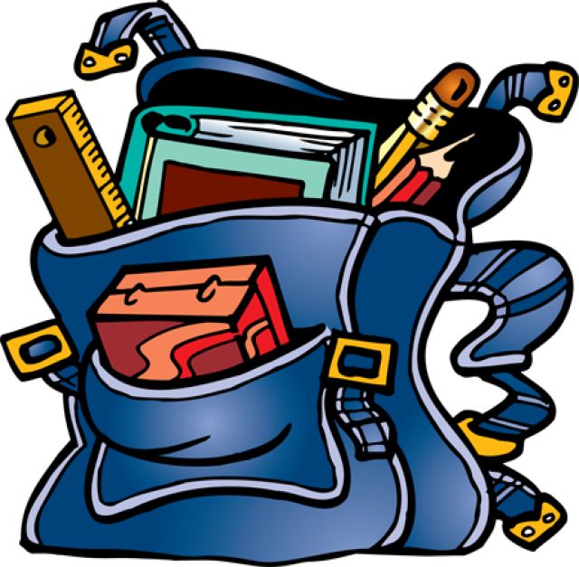 640x627 School Bag Images Clip Art 101 Clip Art
