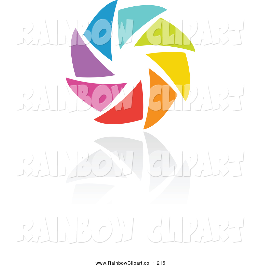1024x1044 Vector Clip Art Of A Rainbow Circle Logo Design Or Camera Shutter