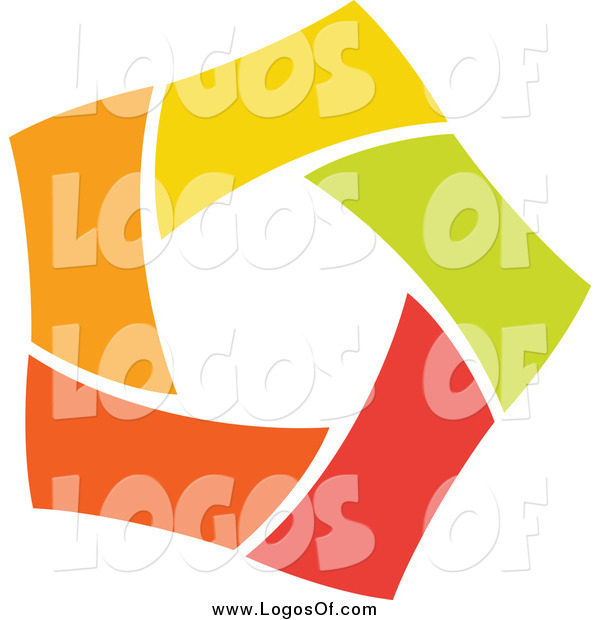 600x620 Vector Clipart Of A Colorful Star Logo By Elena