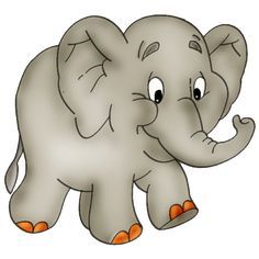 236x236 Cartoon Elephants Baby Elephant Page 2
