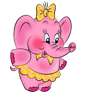 320x320 Cartoon Pink Elephant Cartoon Clip Art Images On A Transparent