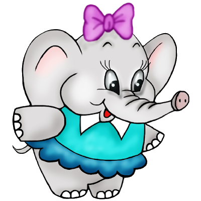 400x400 Cartoon Elephant Clip Art Free Vector In Open Office Drawing Svg 2