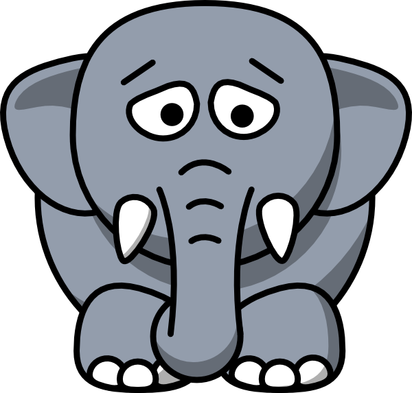600x573 Collection Of Crying Elephant Clipart High Quality, Free